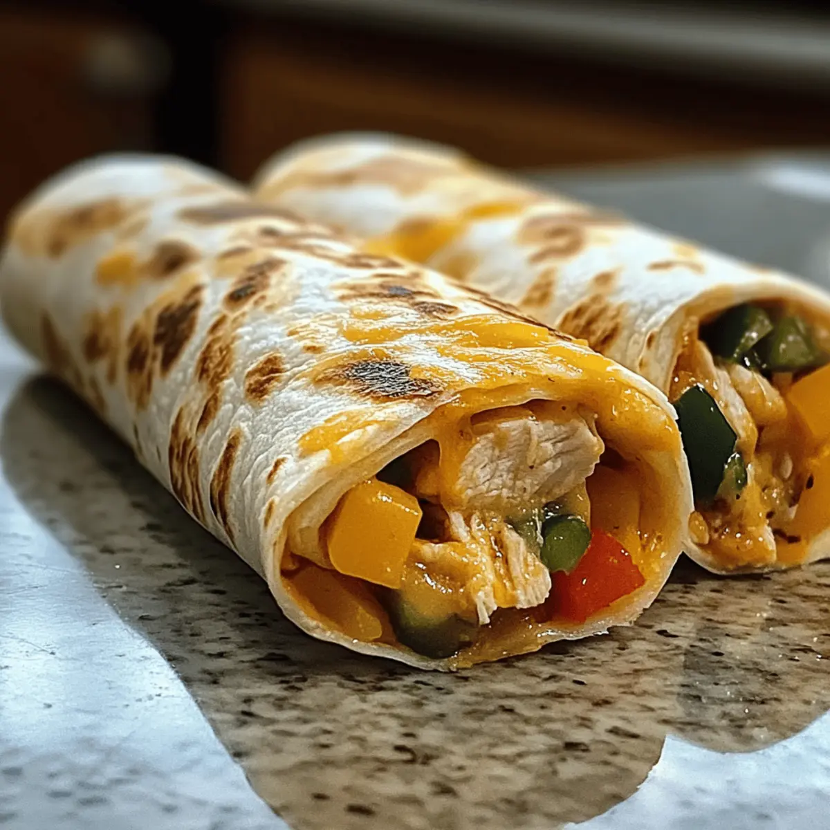 Köstliche Käse-Hühnchen Wraps für jede Gelegenheit