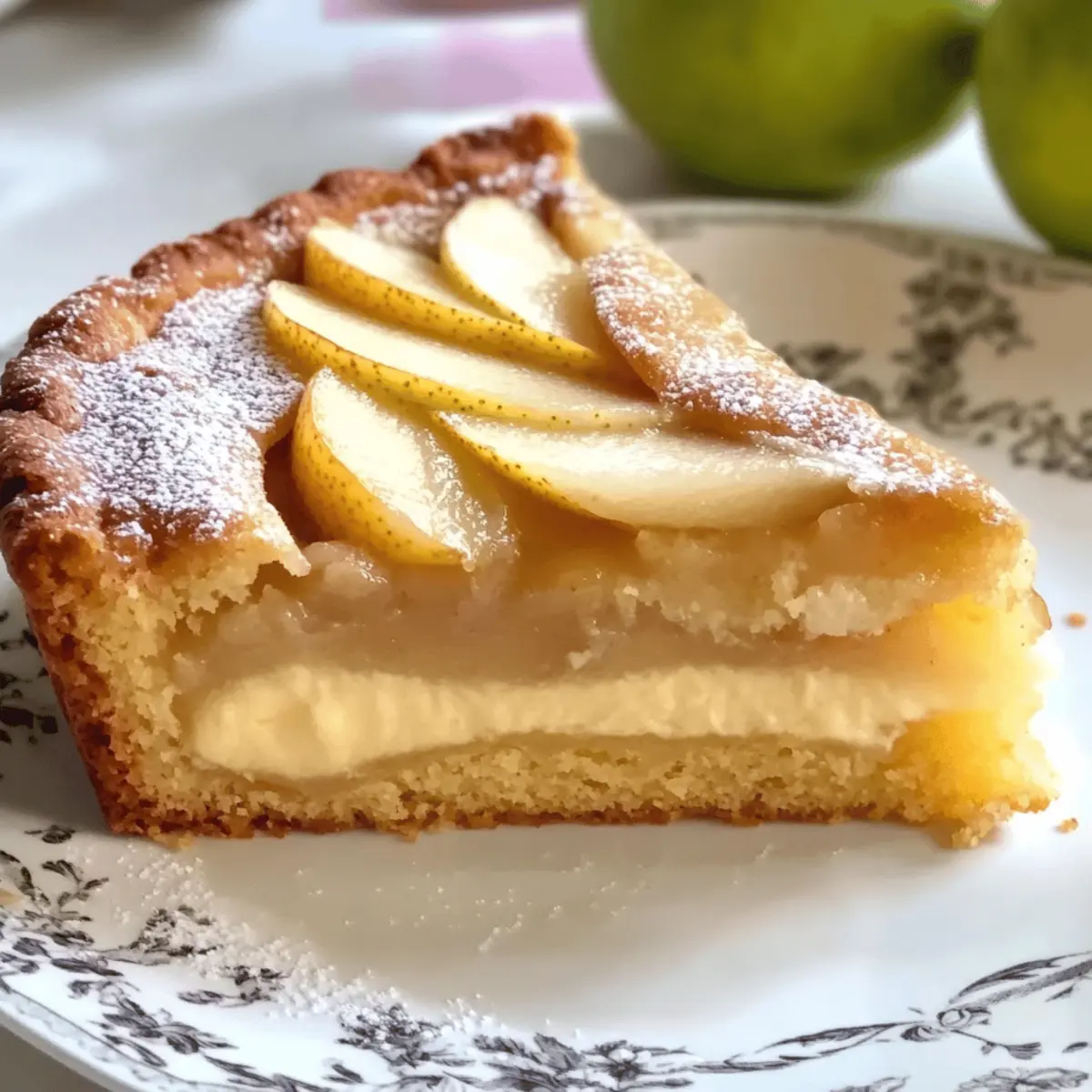 Birnenkuchen mit Pudding – Cremiger Genuss für alle