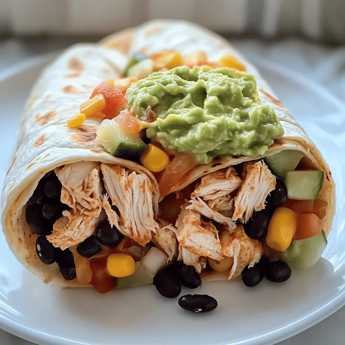 Sieben-Schichten-Hühnchen-Burritos für die Familie