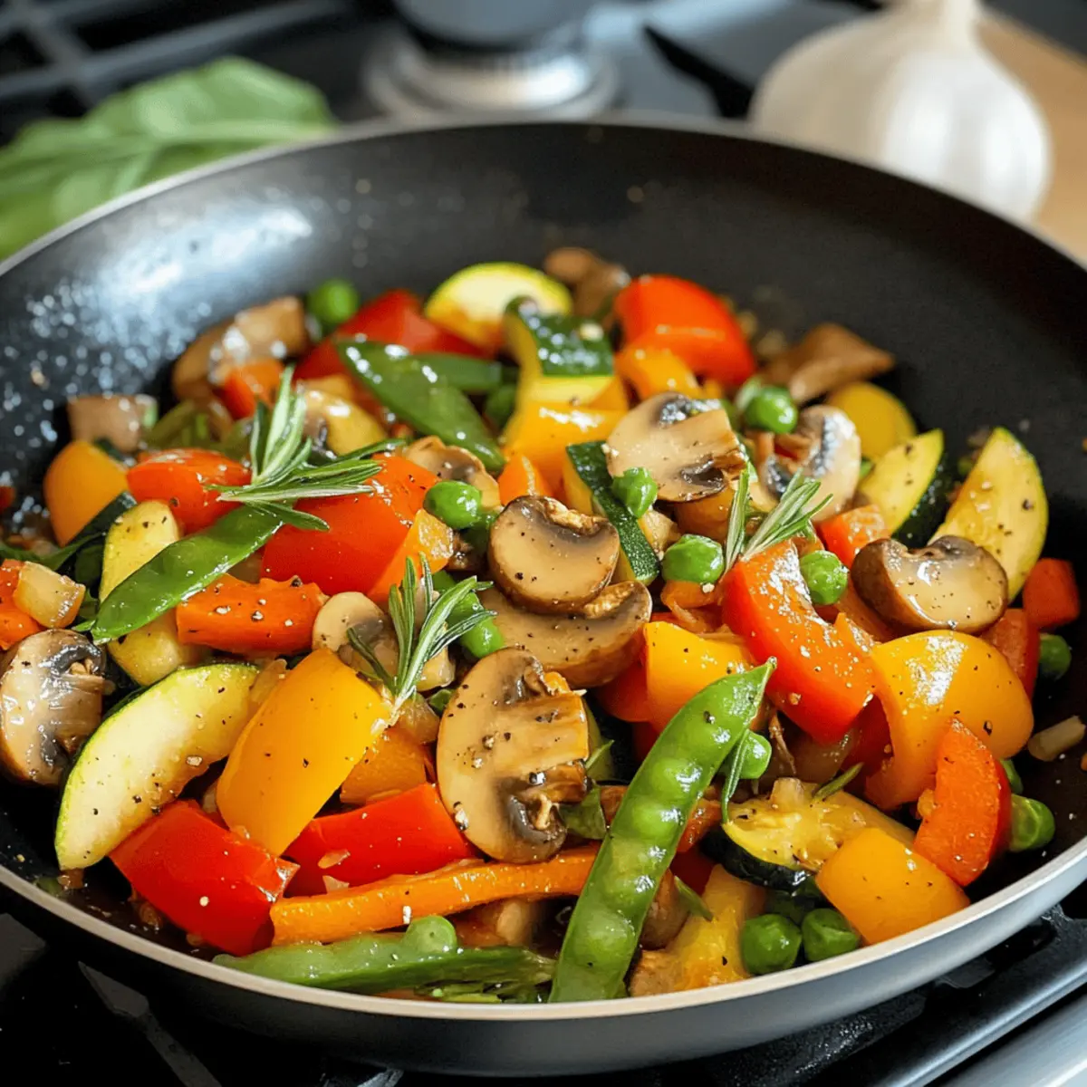 Bunte Gemüsepfanne: Schnell, gesund und lecker