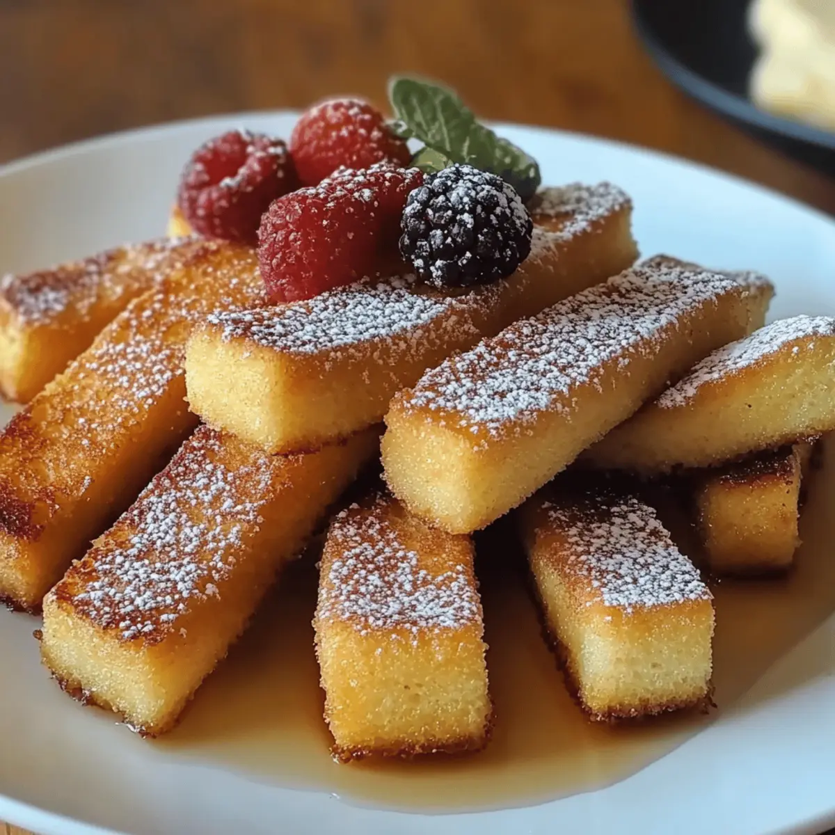 Französische Toaststäbchen für perfekten Genuss