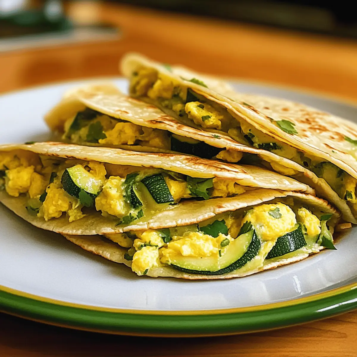 Zucchini-Frühstücks-Tortillas für gesunden Genuss