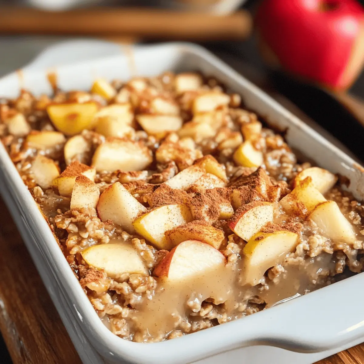 Gebackenes Haferflocken Apfel-Zimt für den besten Start!