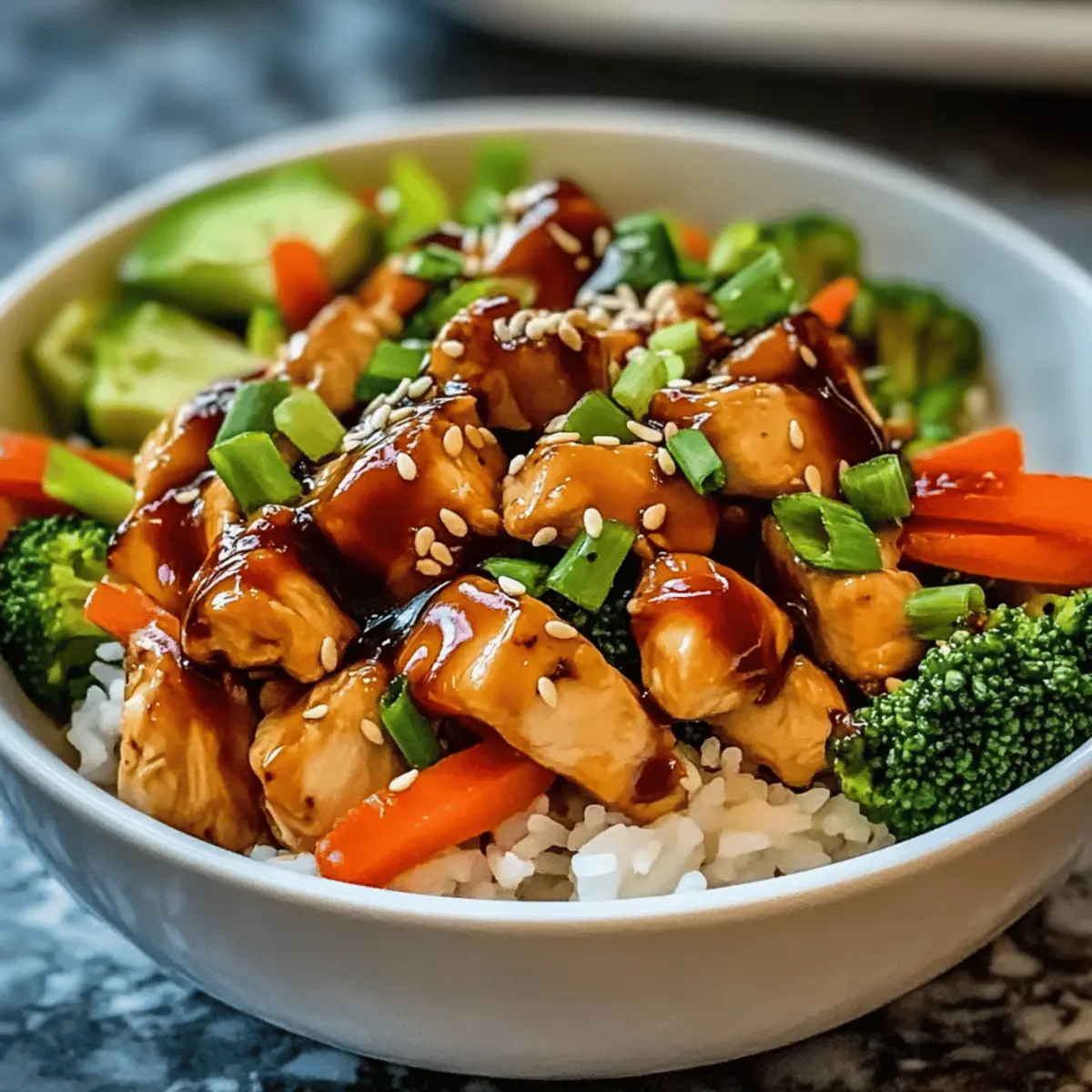 Teriyaki-Hähnchen-Pfanne für 4 Personen genießen