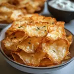 Hüttenkäse Chips Hochprotein Snack Rezept