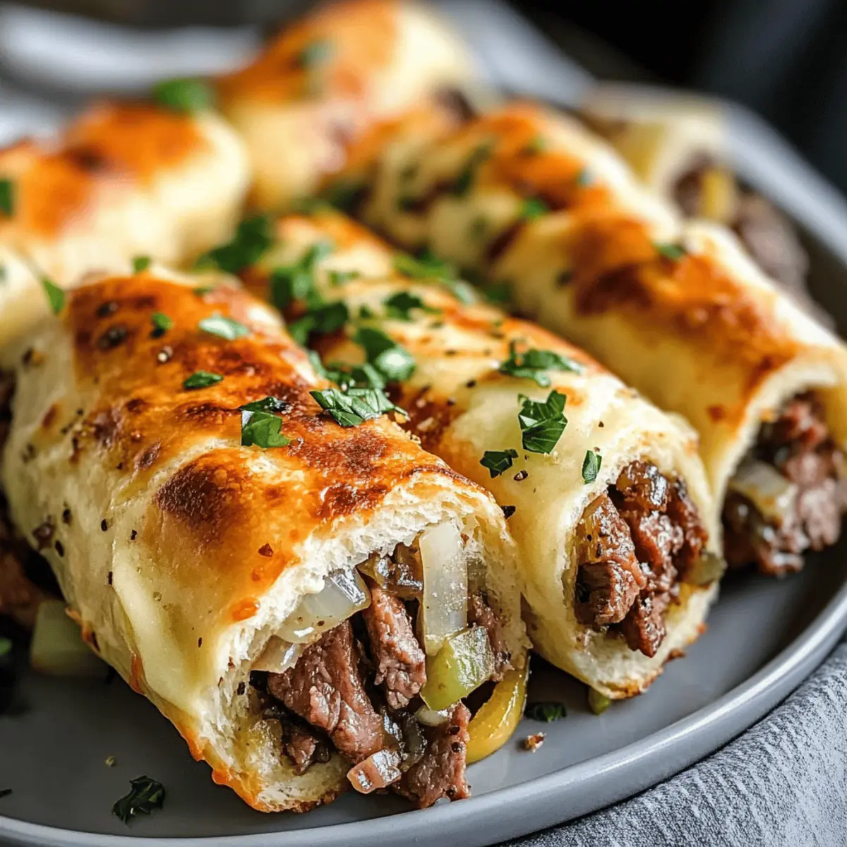 Keto Philly Cheesesteak Rollen – Leckeres Low-Carb Vergnügen