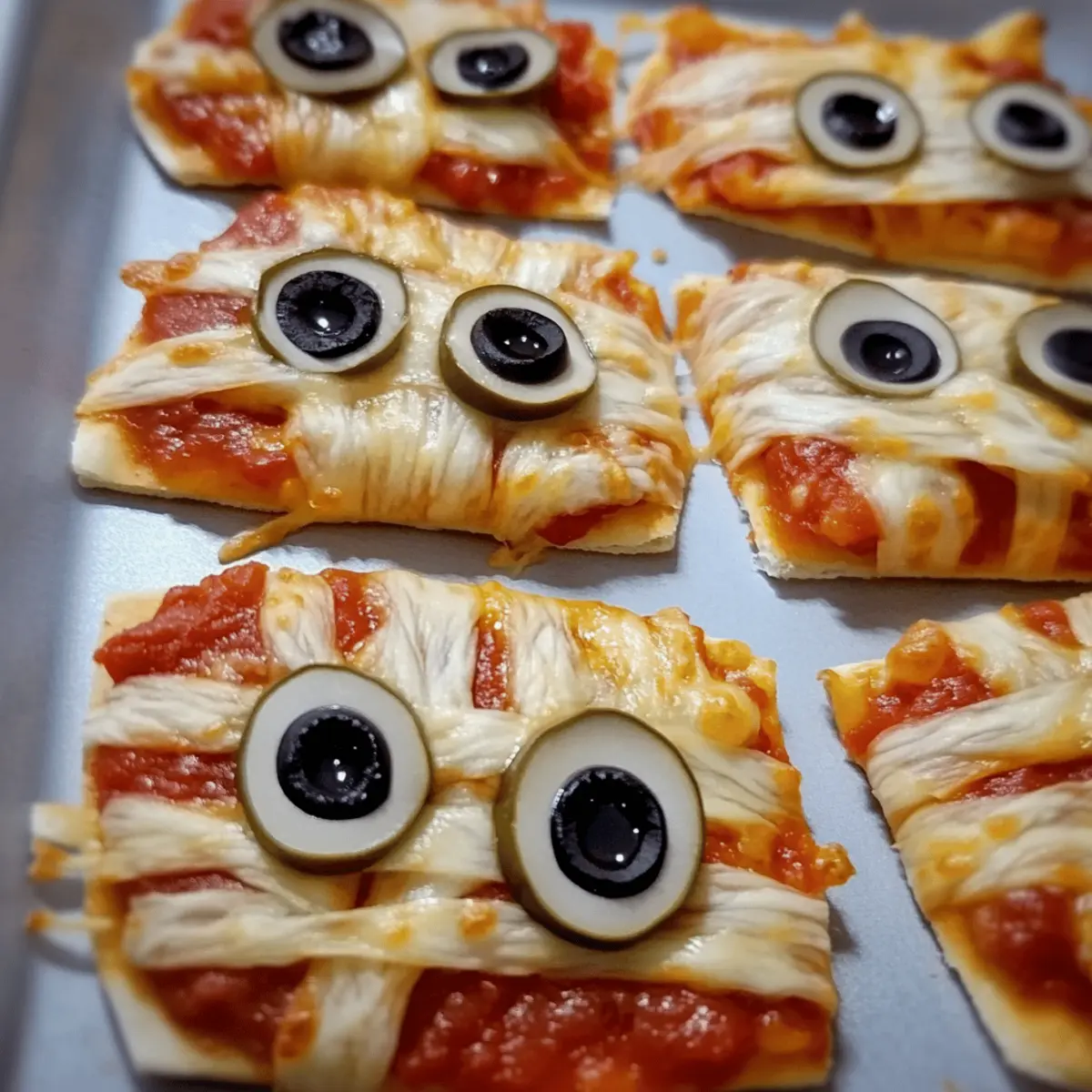 Mumien Pizzen – Schnelle Halloween-Snacks für Kinder