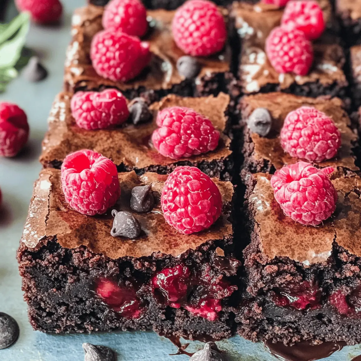Vegane Himbeer-Braunies: Fudgy Genuss für Dich