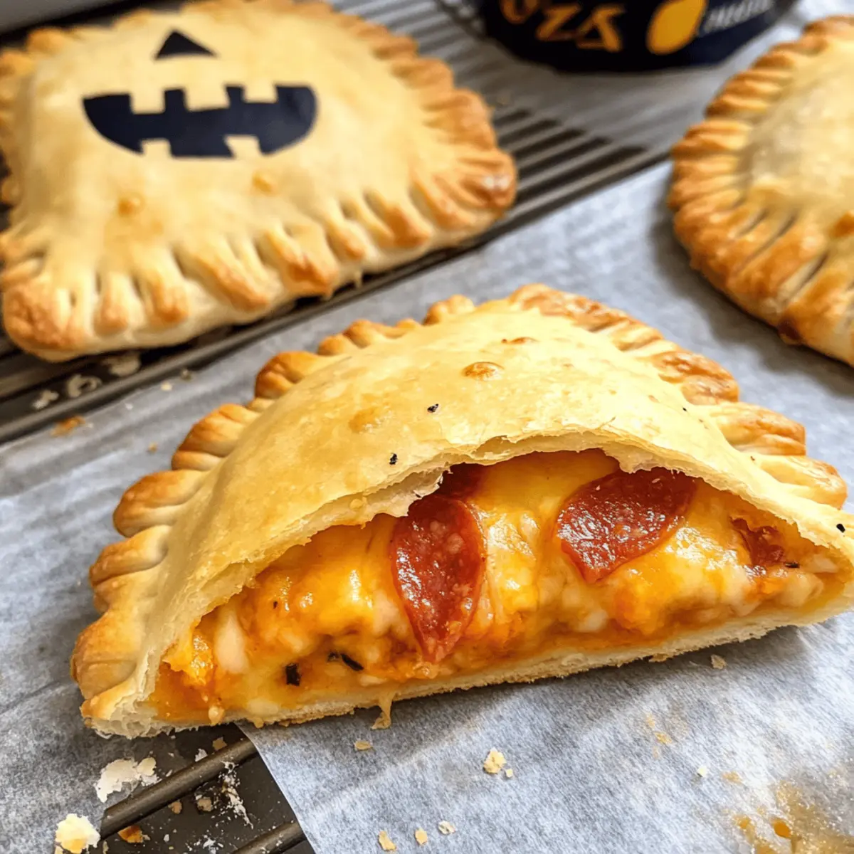 Halloween Pizzataschen: Leckere Snacks für Feste