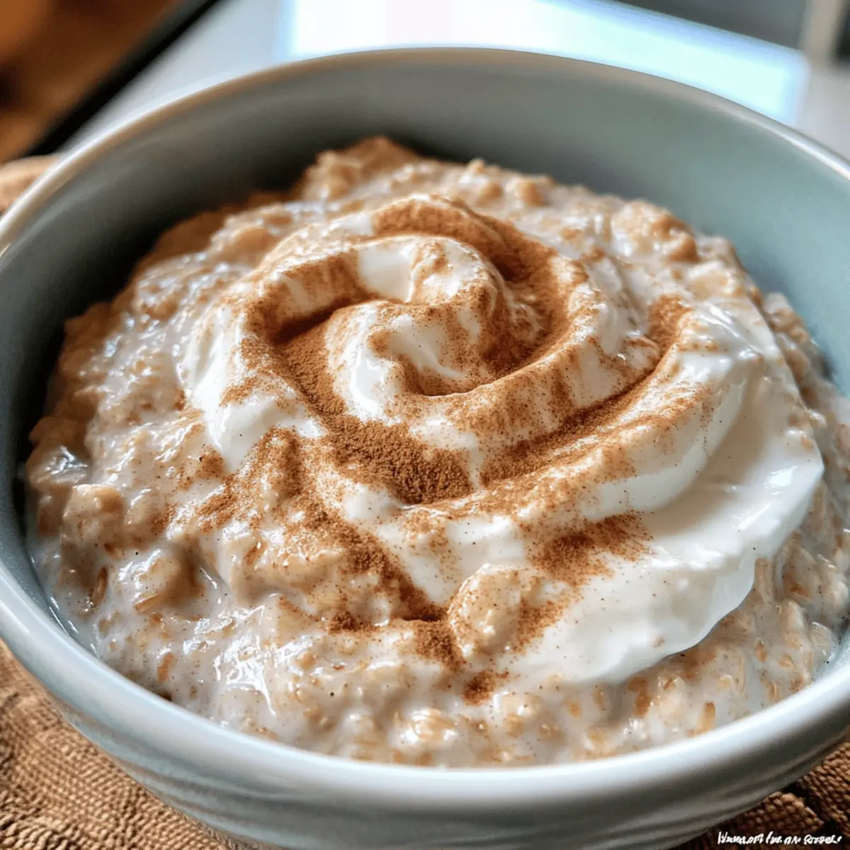 Zimtschnecken-Porridge – Schnelles, gesundes Frühstück