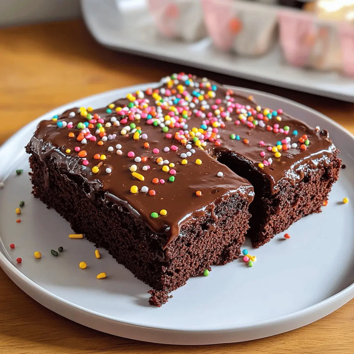 Saftiger Schokokuchen vom Blech für jeden Anlass