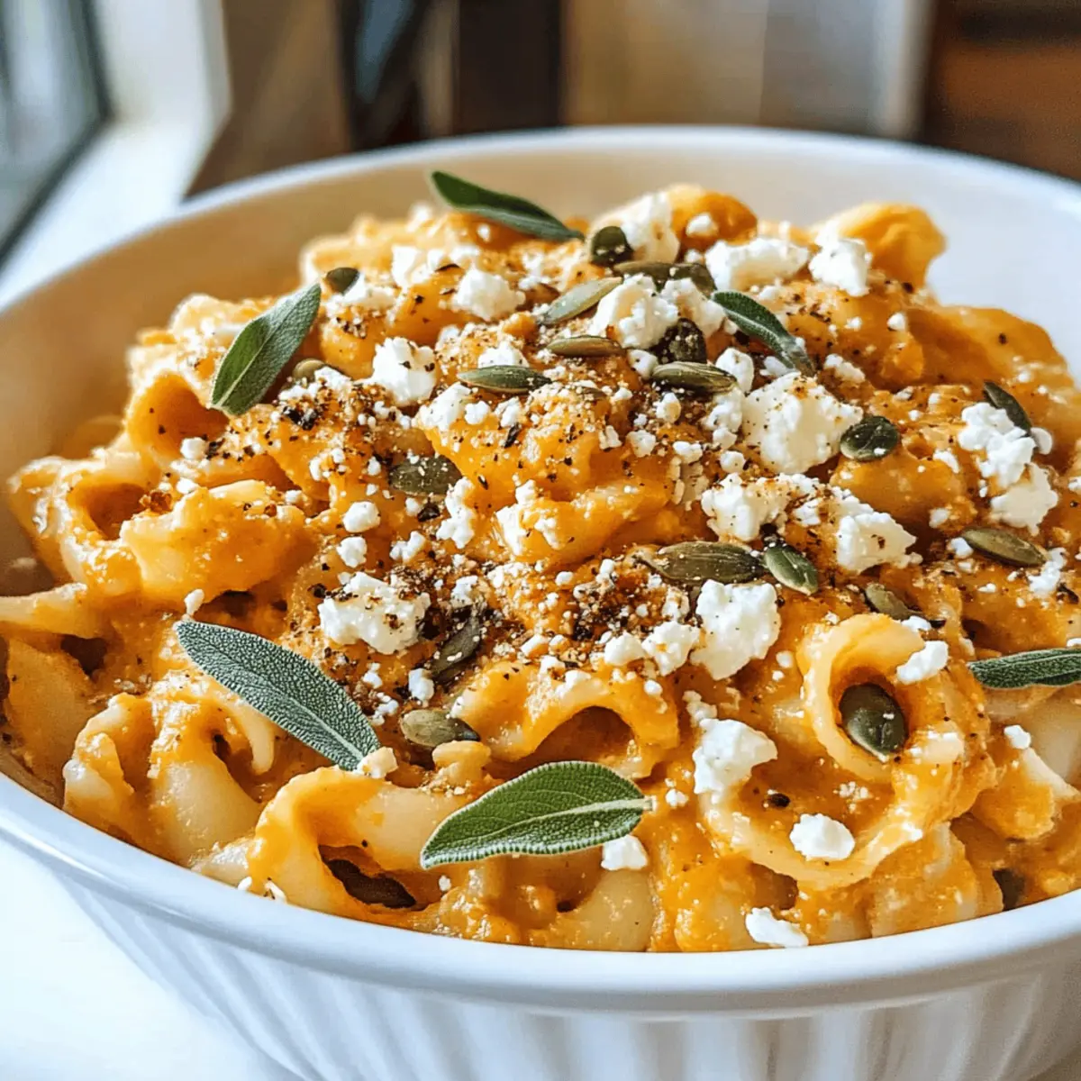 Kürbis-Feta-Nudeln: Das perfekte Herbstgericht
