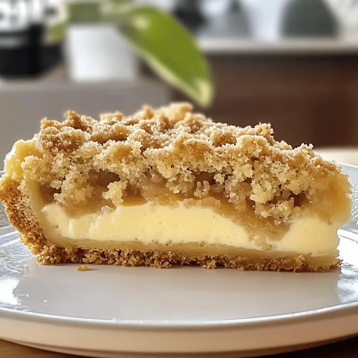 Streuselkuchen mit Pudding: Ein Genuss zum Verlieben