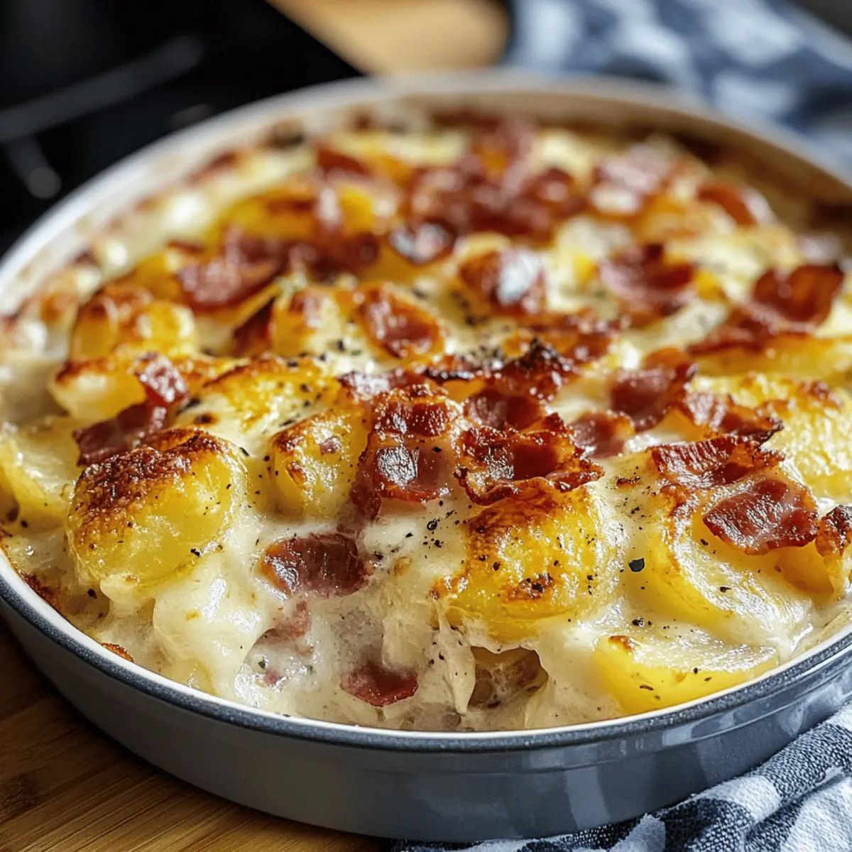 Carbonara Kartoffelauflauf: Comfort Food neu definiert