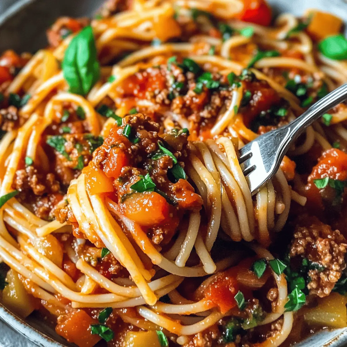Vegane Spaghetti Bolognese für jeden Tag