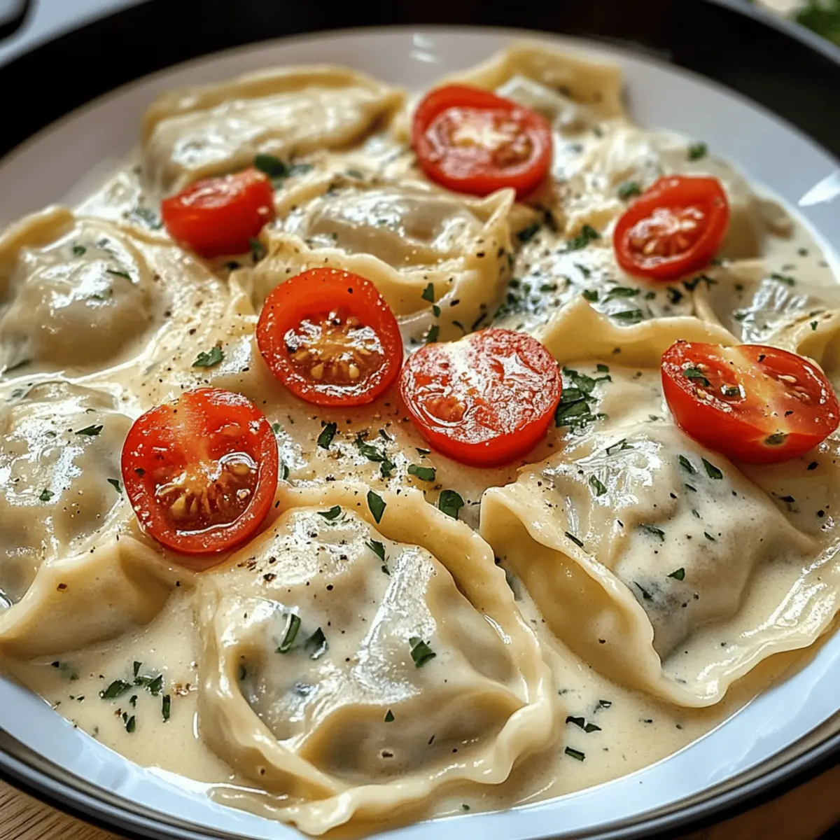 Cremige Maultaschen mit Käsesoße in 25 Minuten