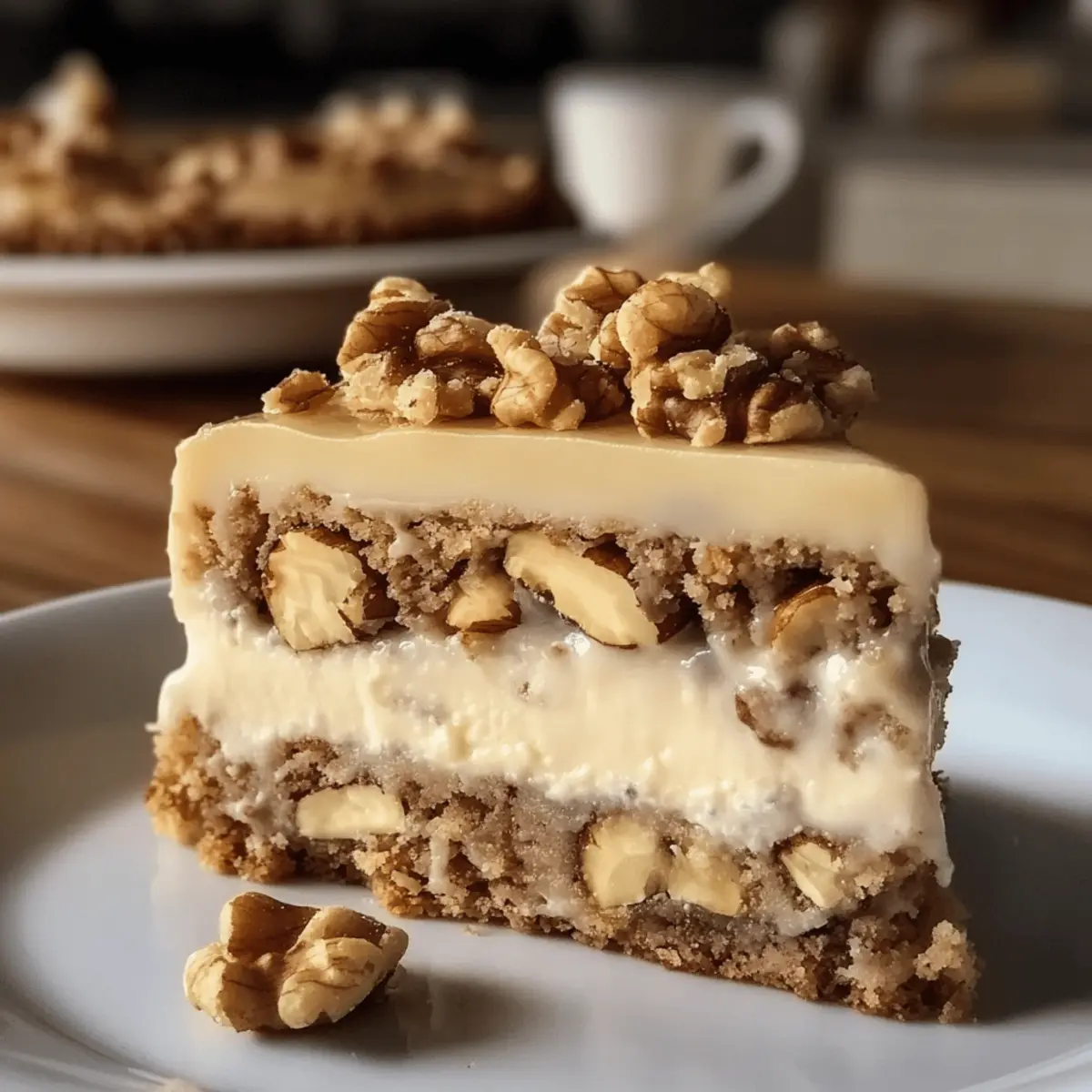 Friss-dich-dumm-Kuchen mit Walnüssen für Naschkatzen