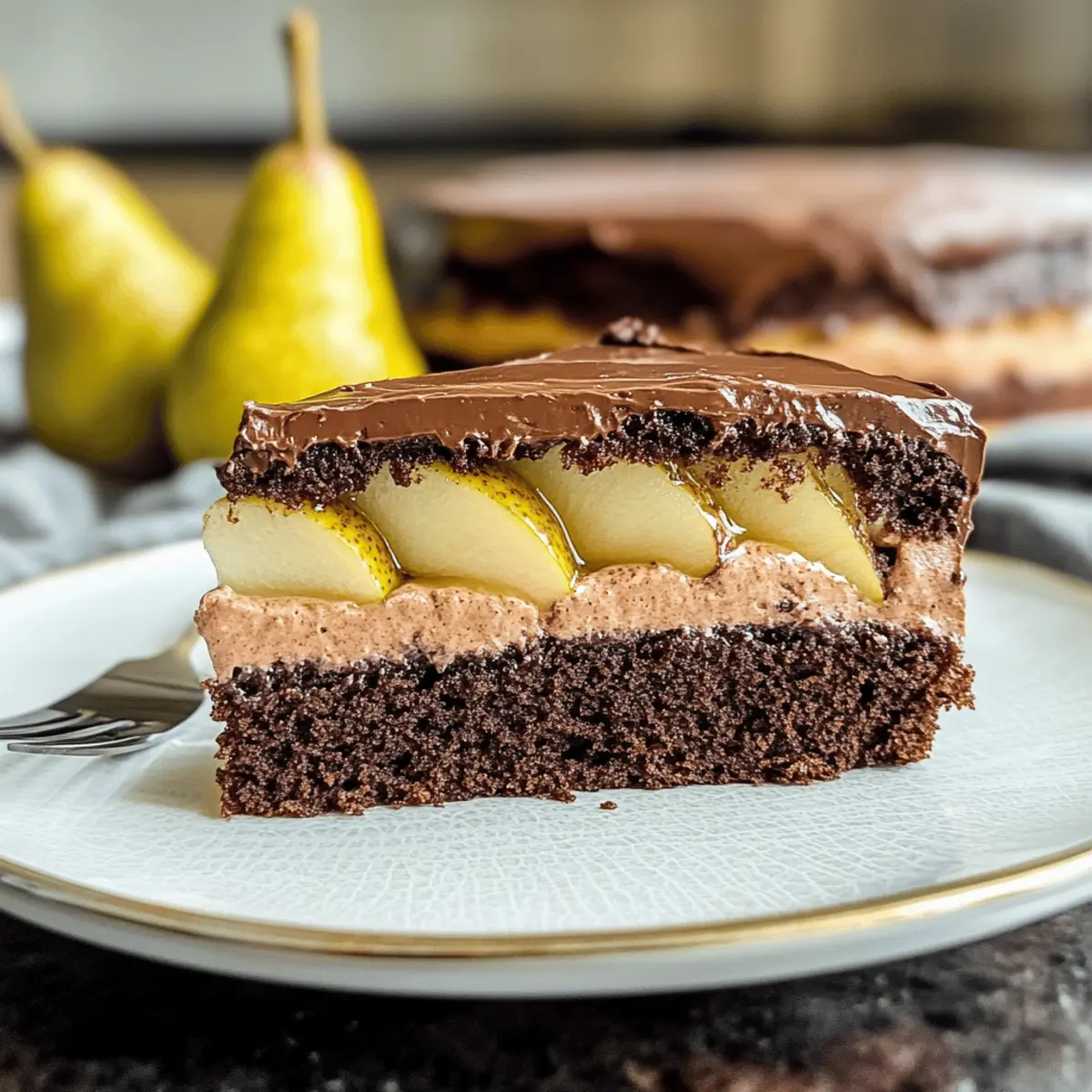 Schoko-Birnentorte – Ein Schokoladentraum mit Birnen