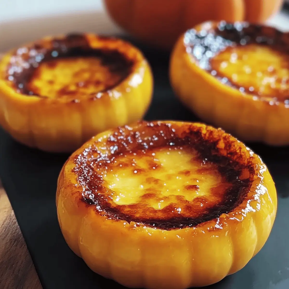 Kürbis Crème Brûlée für den perfekten Herbstgenuss