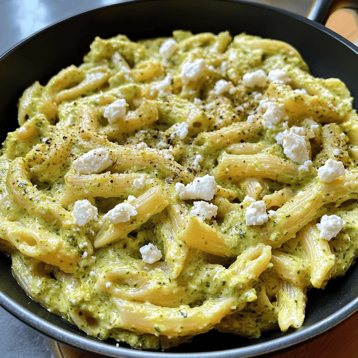 Pasta in Zucchinisauce für schnelle Familienessen