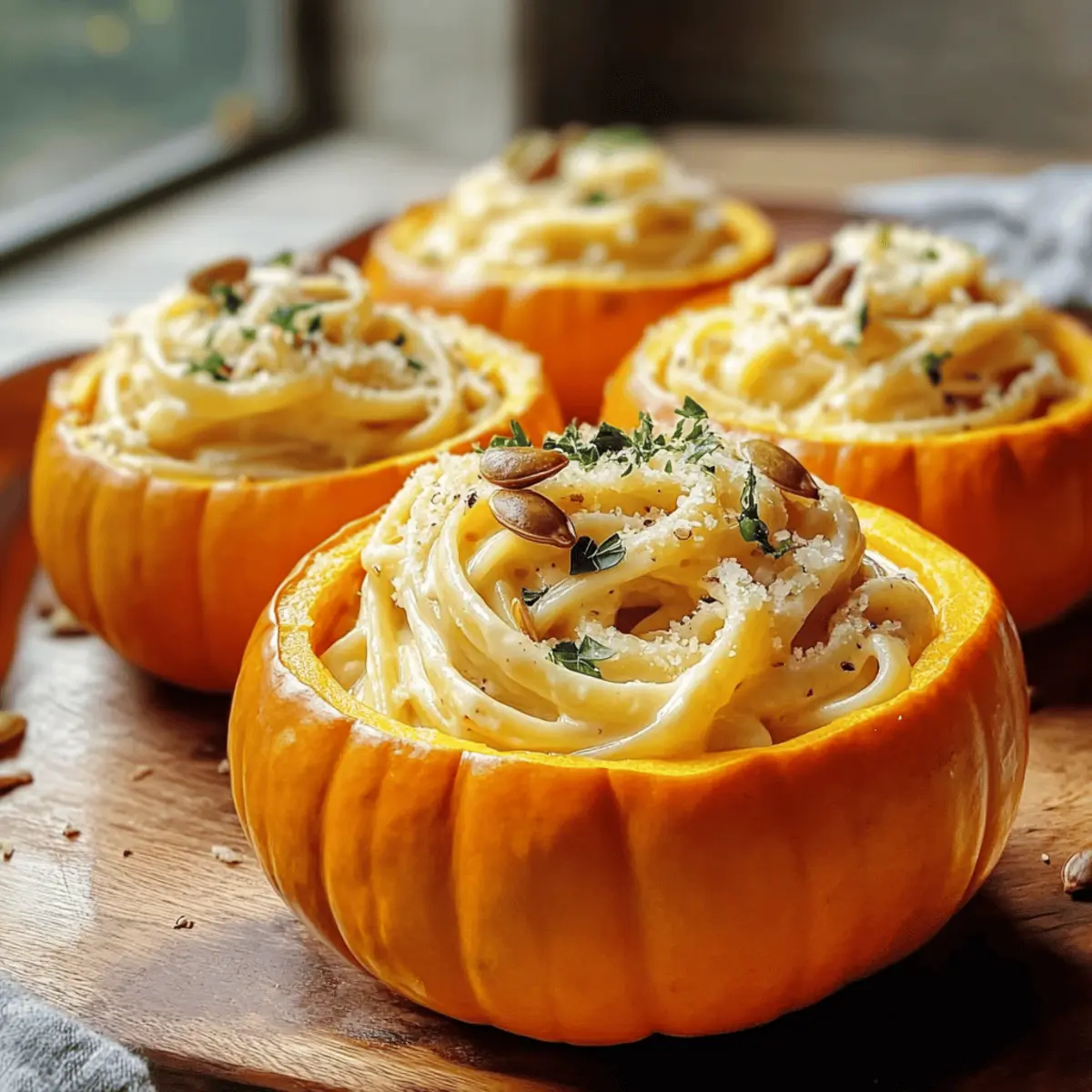 Kürbis-Alfredo-Pasta-Kessel für den perfekten Abend