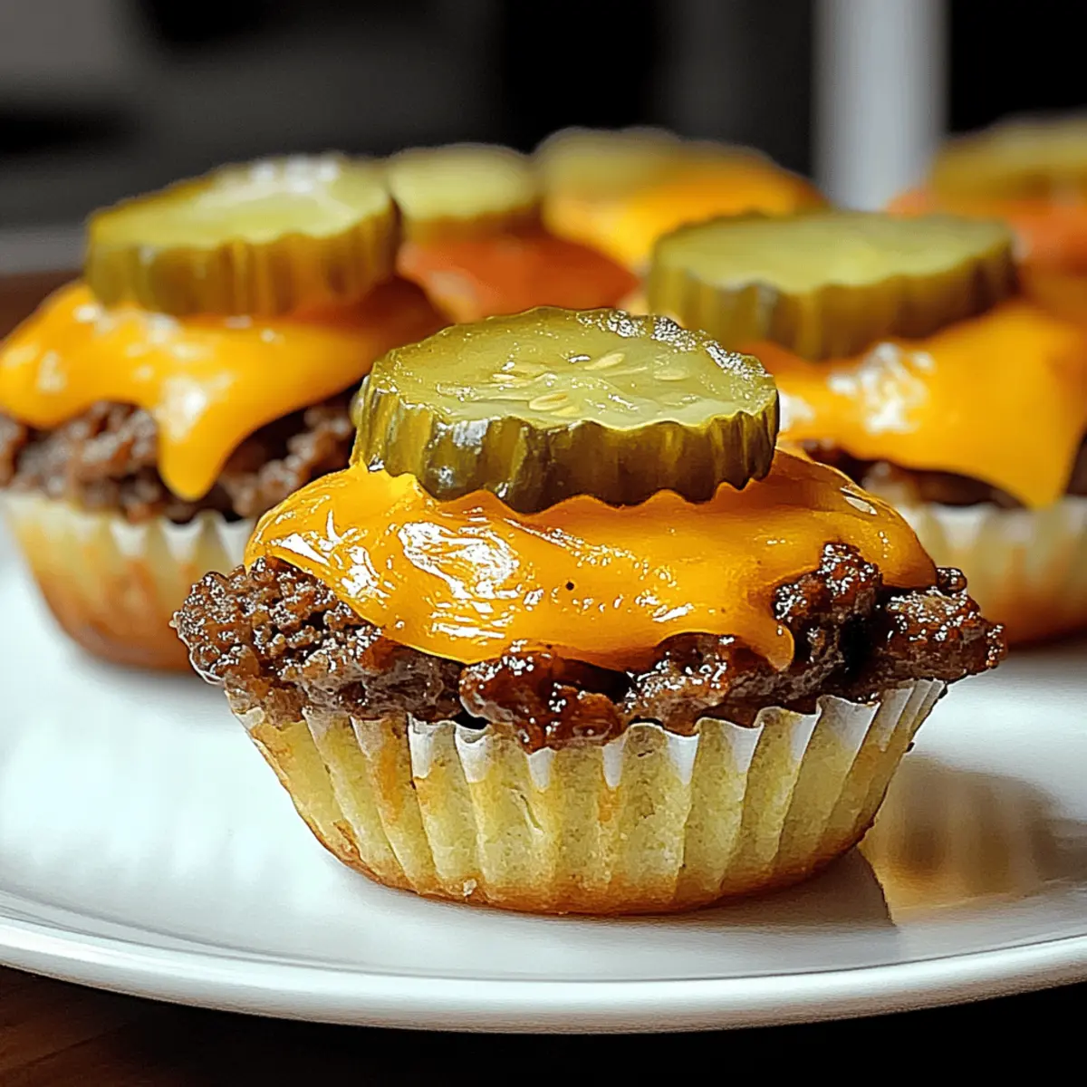 Cheeseburger Muffins backen – Perfekt für den Snack!