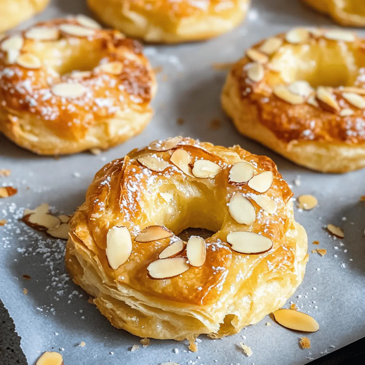 Apfelringe im Blätterteig aus der Heißluftfritteuse