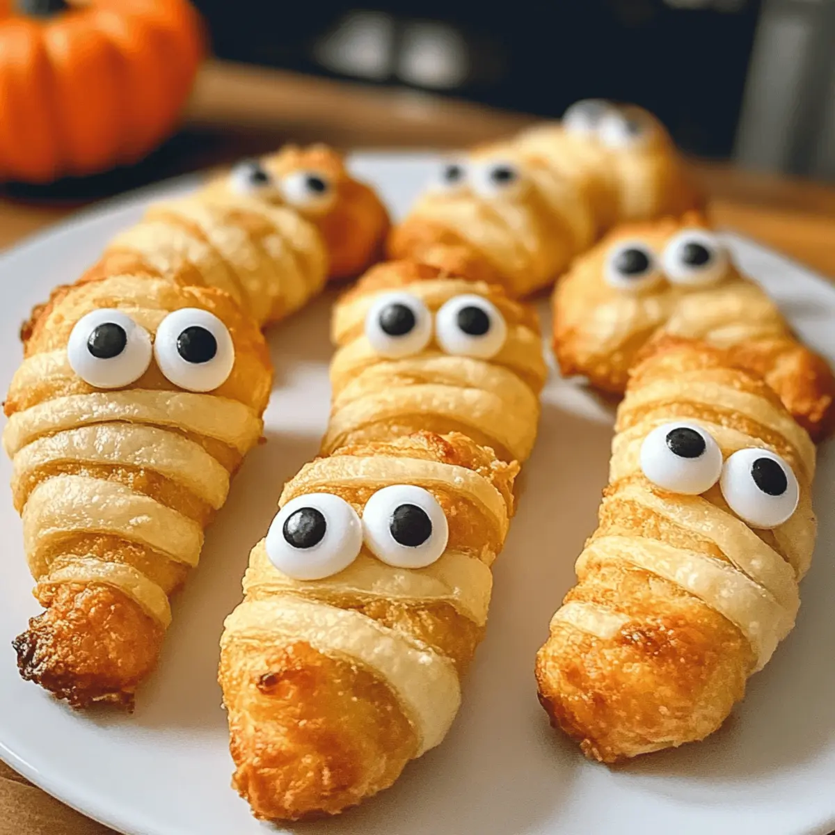 Mumi Mozzarella-Sticks für die perfekte Halloween-Party