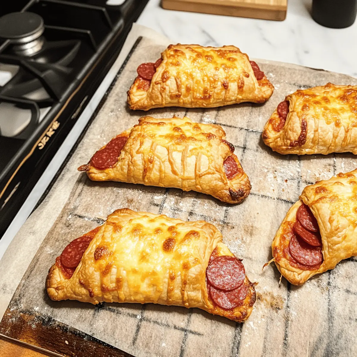 Köstliche Sarg-Pizzataschen für deine Halloween-Party