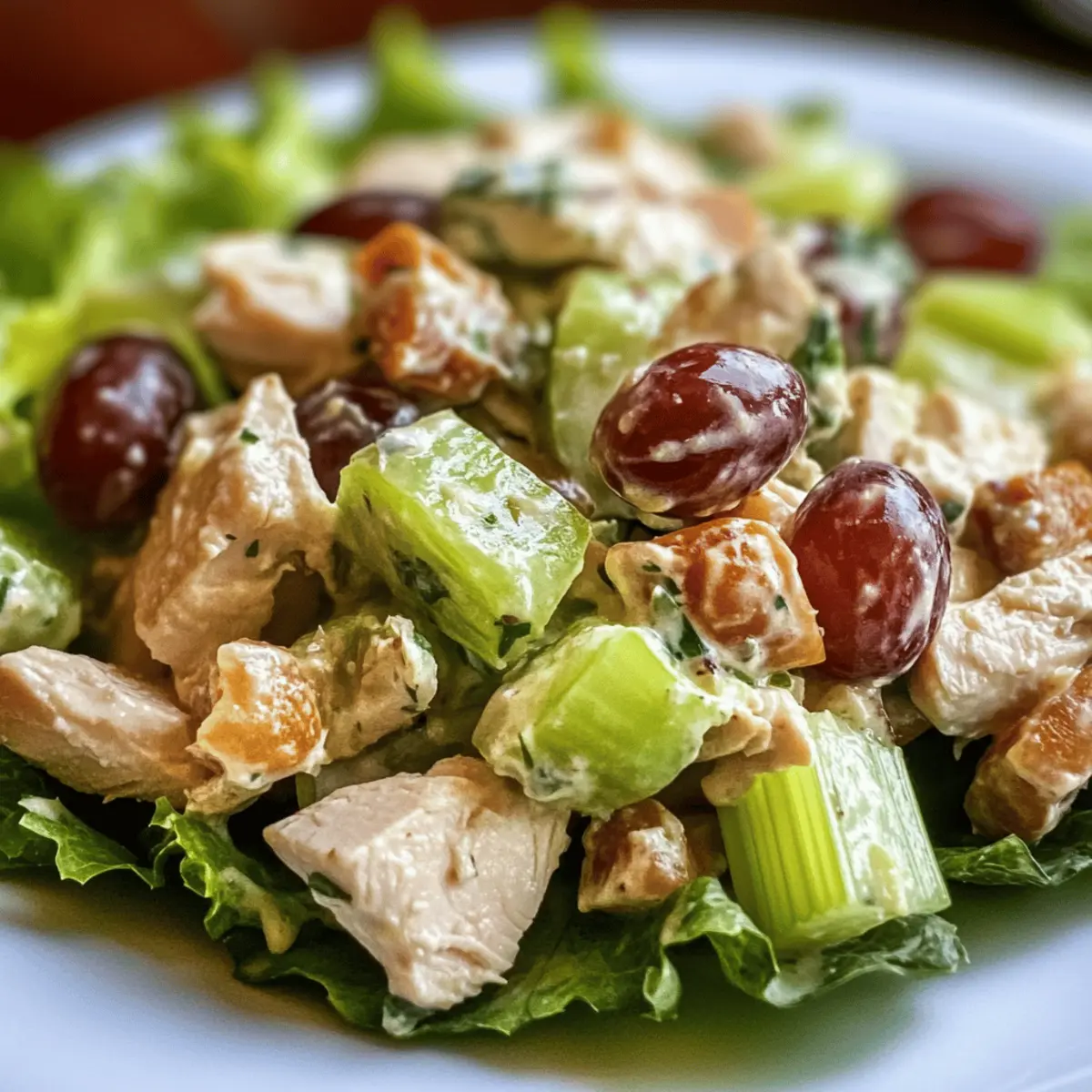 Erfrischender Hähnchensalat für jeden Tag