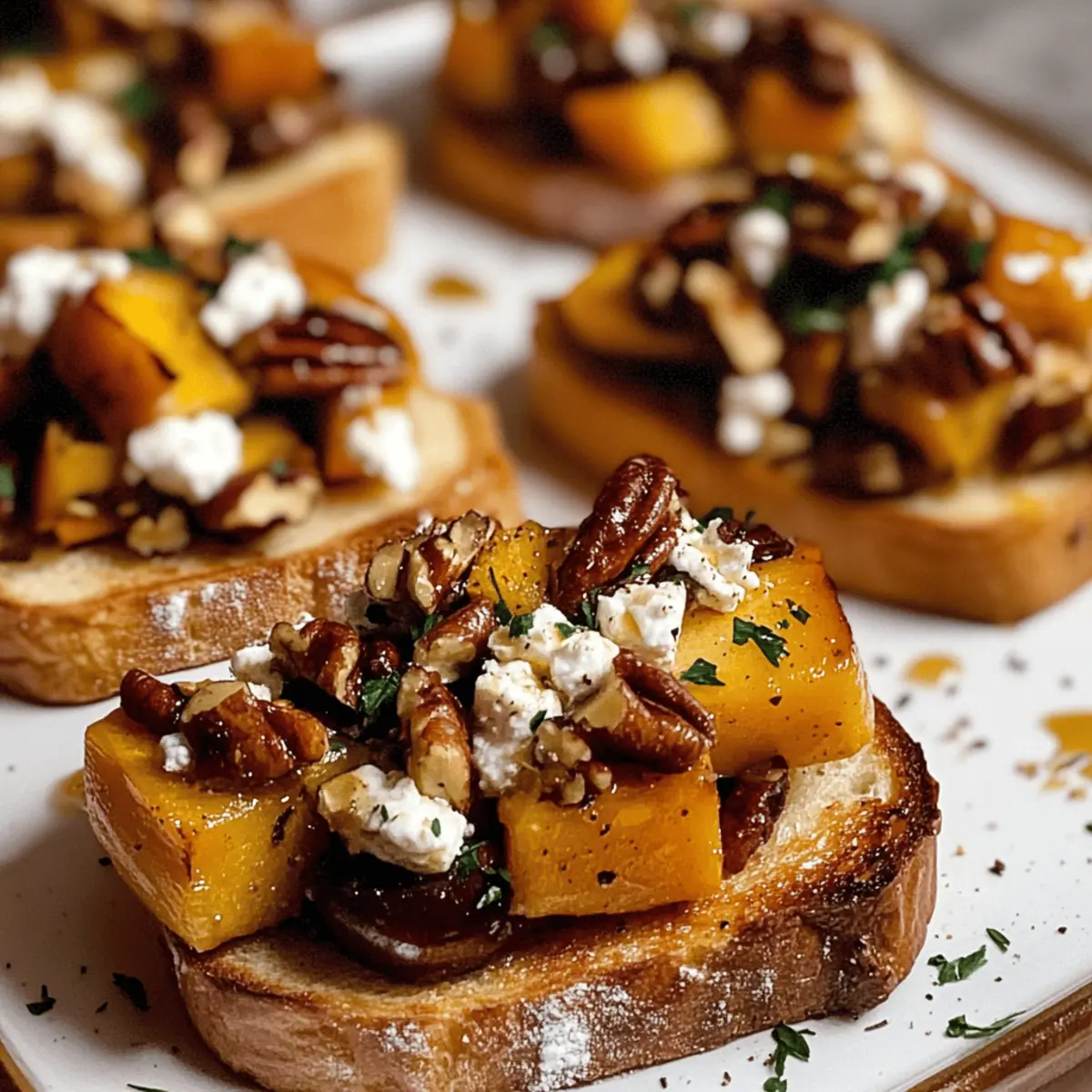 Herbst Bruschetta: Lecker mit Kürbis und Äpfeln