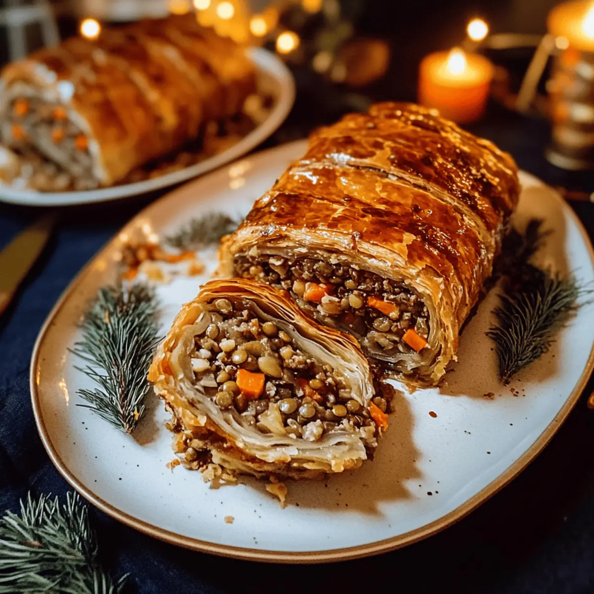 Vegetarischer Nussbraten und Ofengemüse Genuss