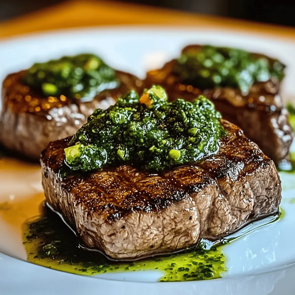 Rindersteak mit frischer Chimichurri-Sauce leicht gemacht