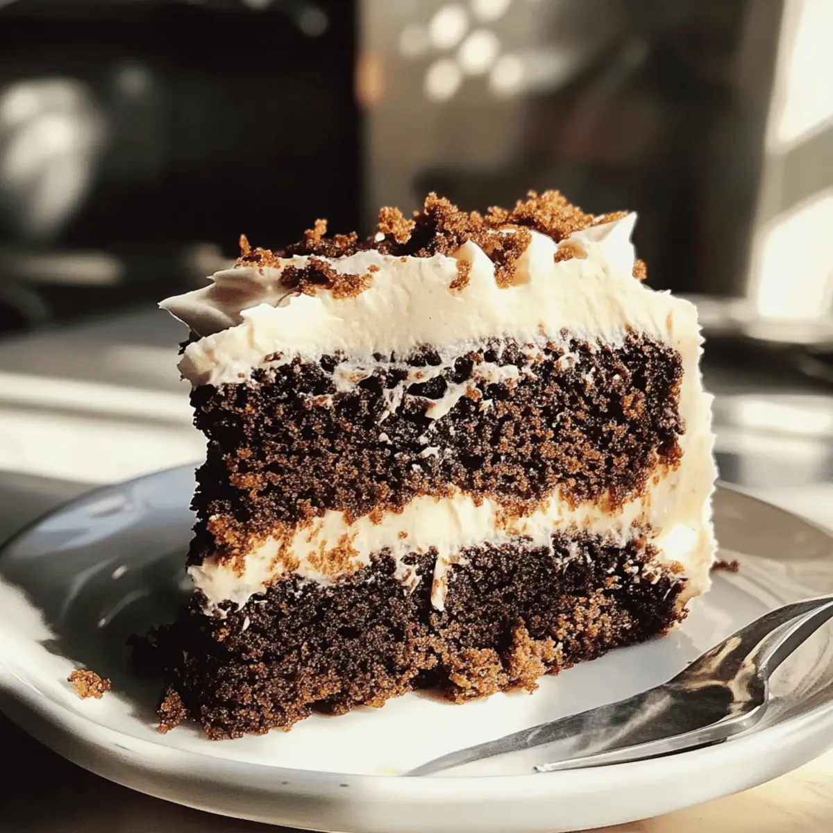 Schoko Karottenkuchen mit Frischkäse Frosting Rezept