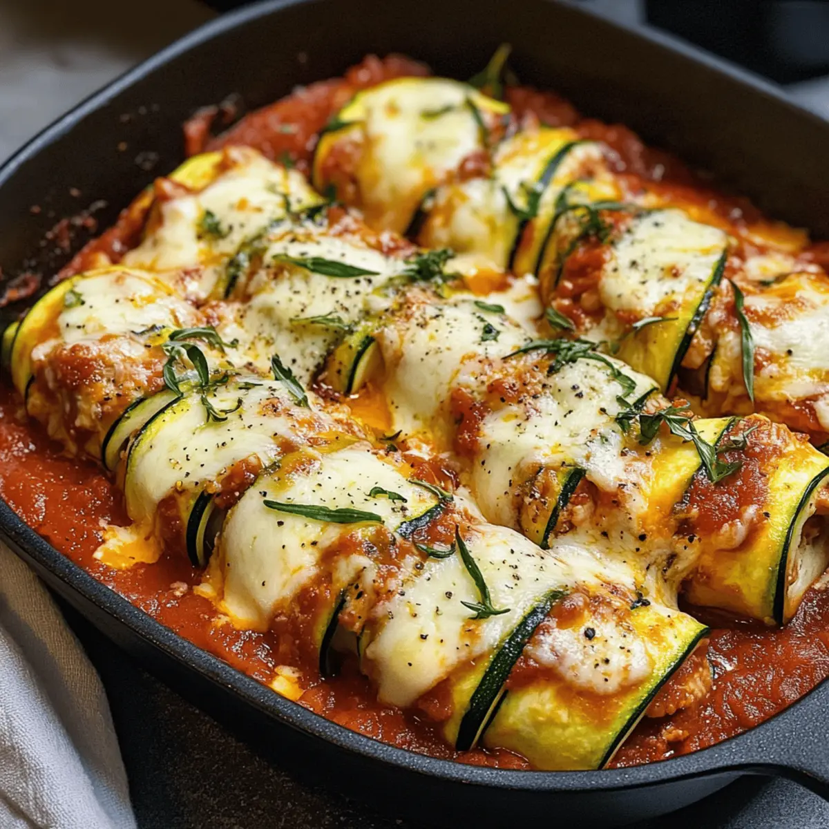 Drei-Käse-Zucchini-Rollatini für Genießer
