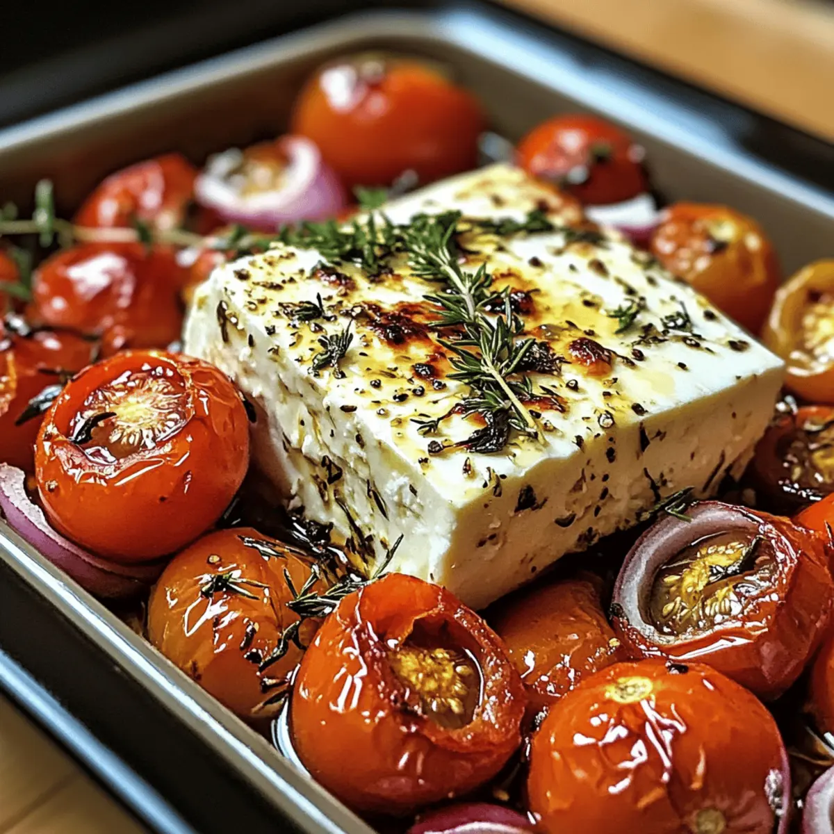 Griechischer Feta-Auflauf mit Tomaten – Schnell und Lecker