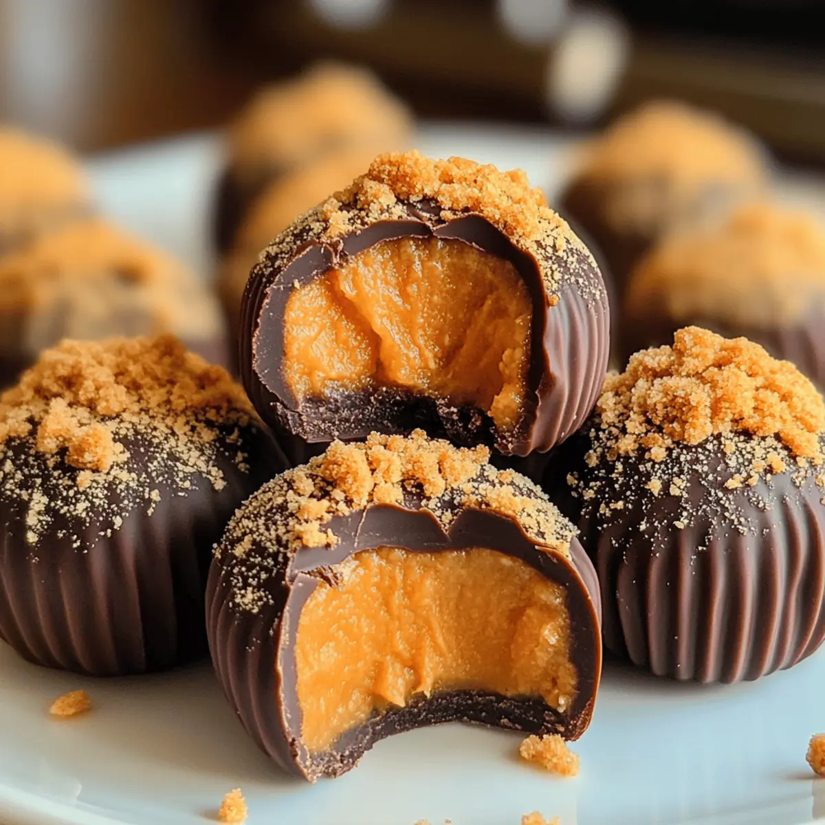 Kürbis-Käsekuchen-Trüffel für den perfekten Herbstgenuss