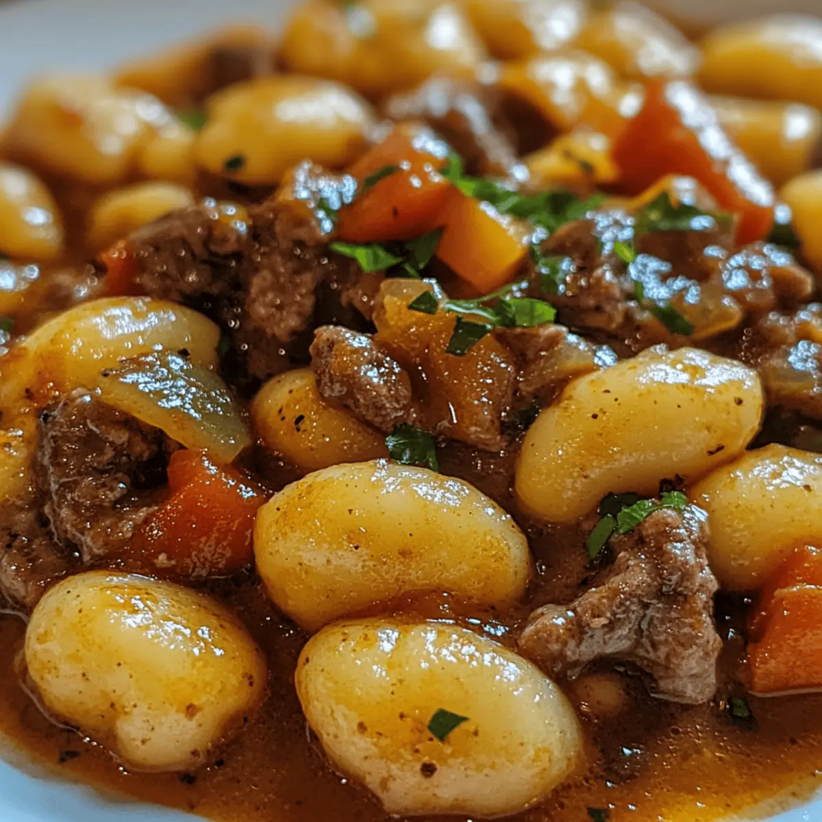 Gnocchi-Gulasch: Herzhafte Wohlfühlspeise für Zuhause