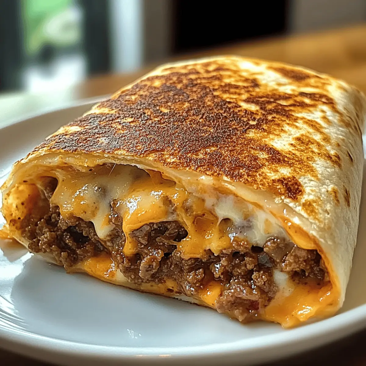 Gegrillter Käse-Burrito für schnelle Abende