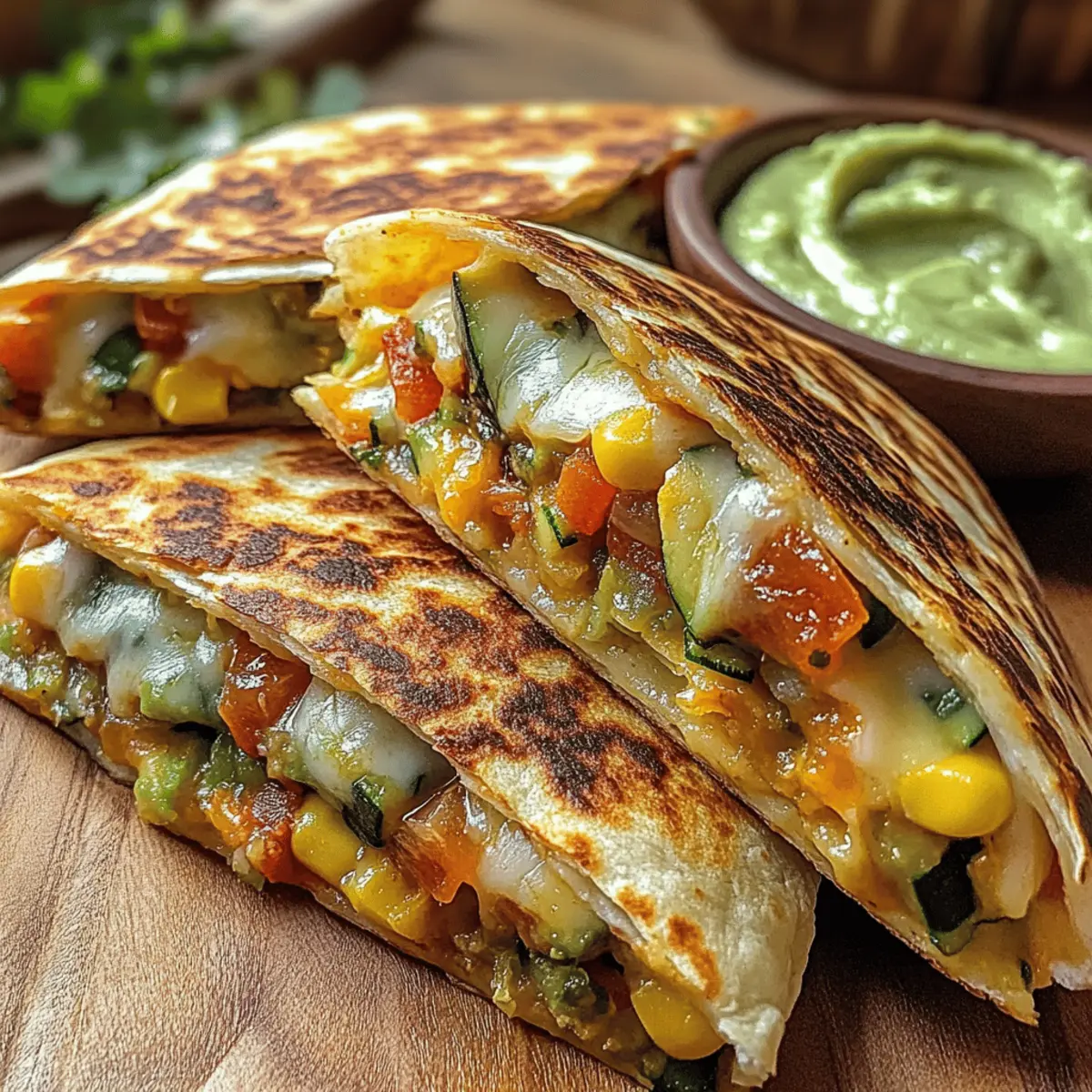 Käse Gemüse Quesadilla Freude für die ganze Familie