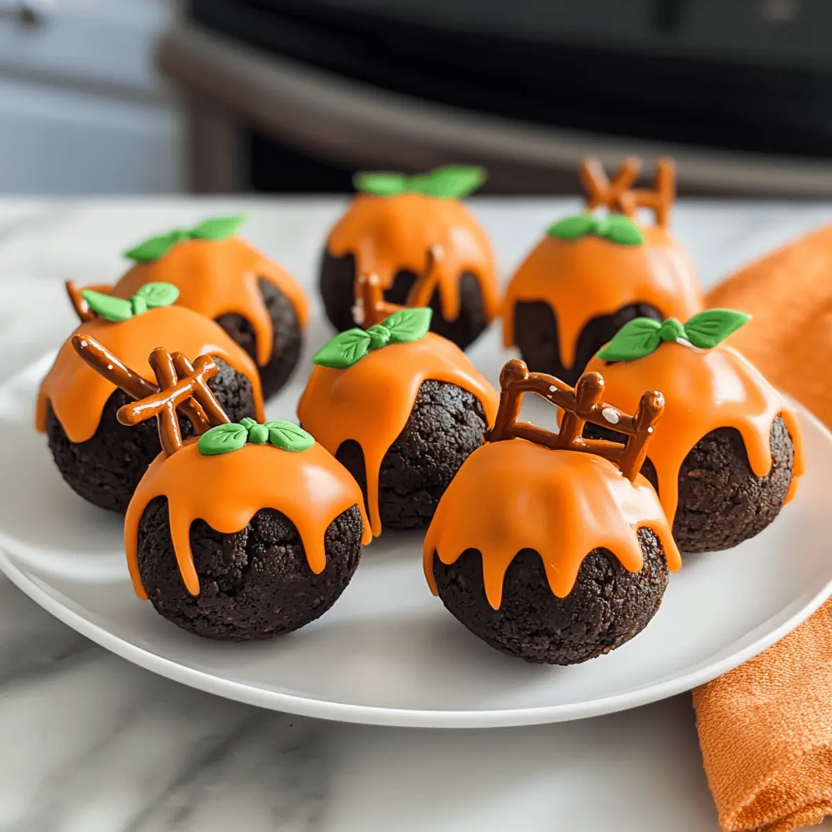 Kürbis Oreo Bällen: Einfache No-Bake Leckerei