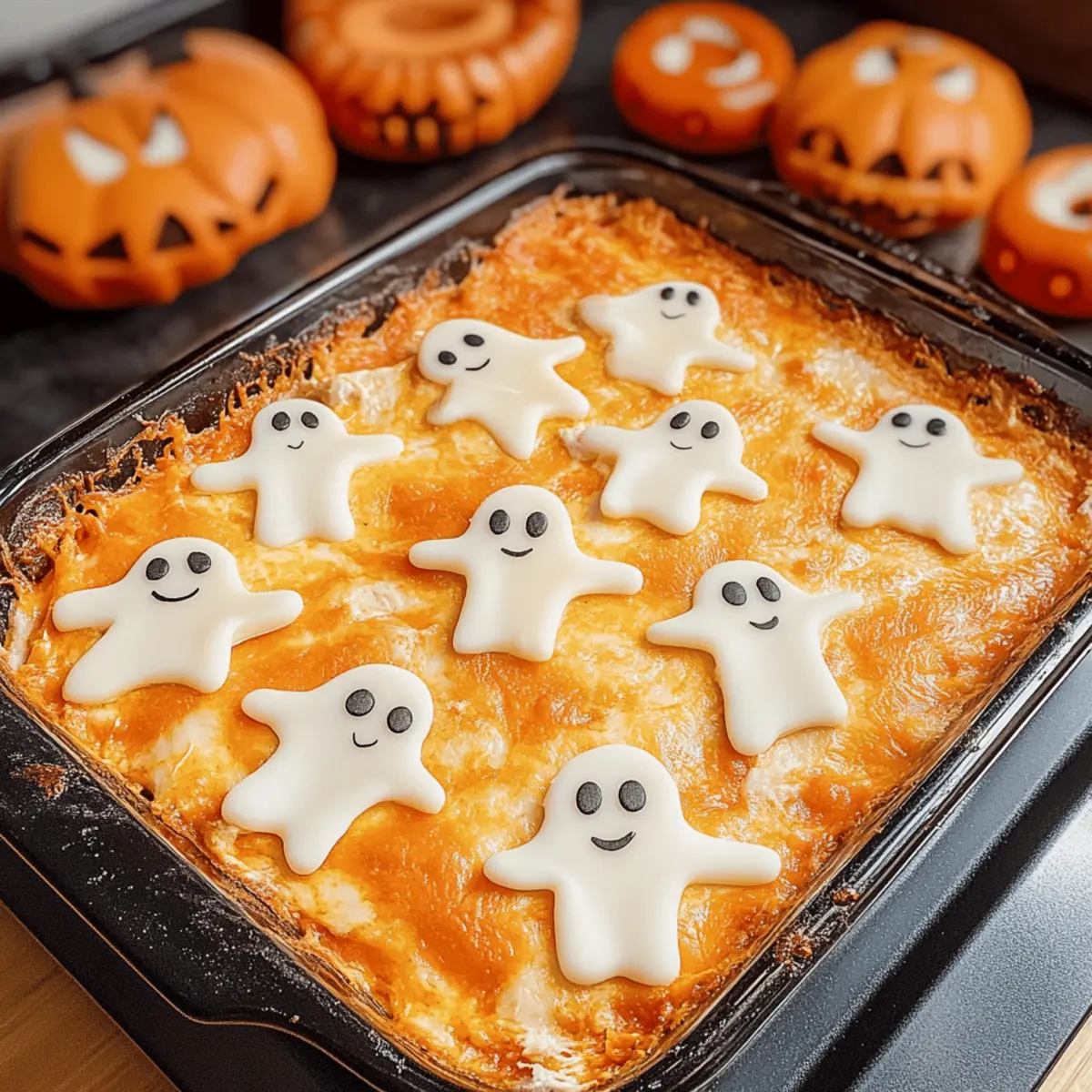 Halloween Buffalo Chicken Dip: Spooky Cremige Leckerei