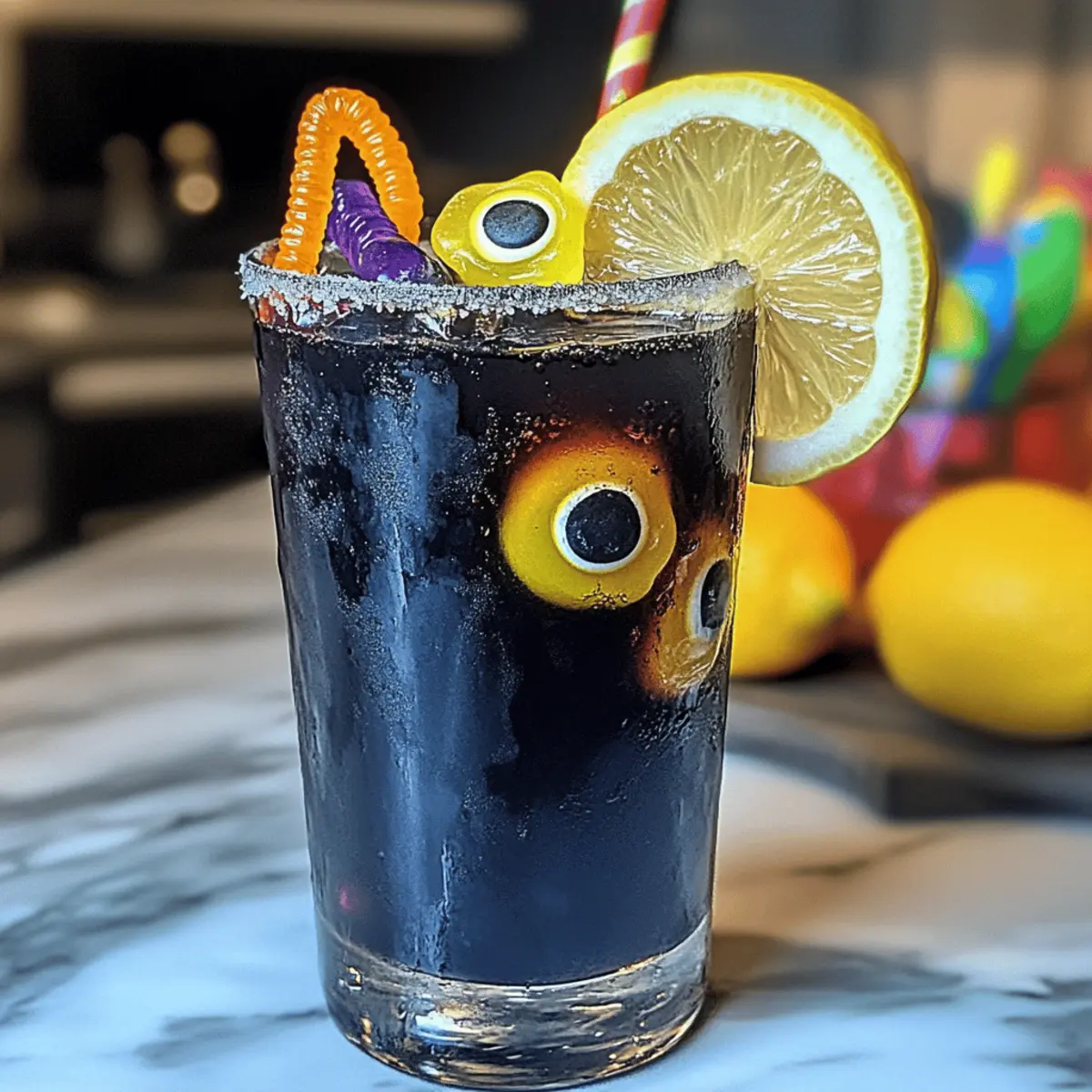 Hexenbrühe Limonade: Spooky Genuss für Halloween