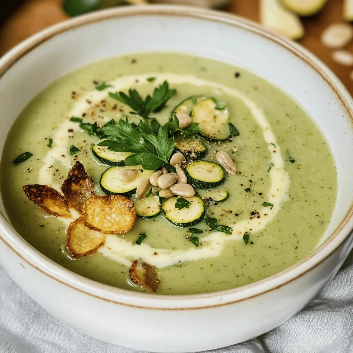 Zucchinicremesuppe – Schnelle Wohlfühlsuppe für Jeden