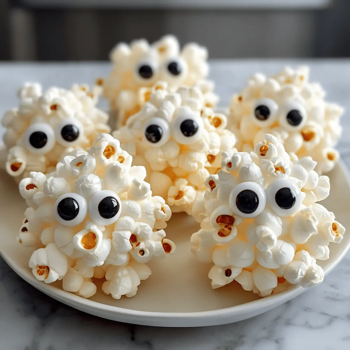 Gespenster-Popcornbälle für deine Halloween-Party