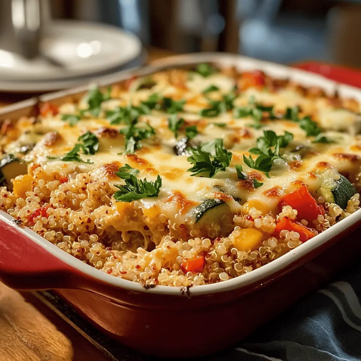 Quinoa Casserole mit vielen Gemüseleckereien