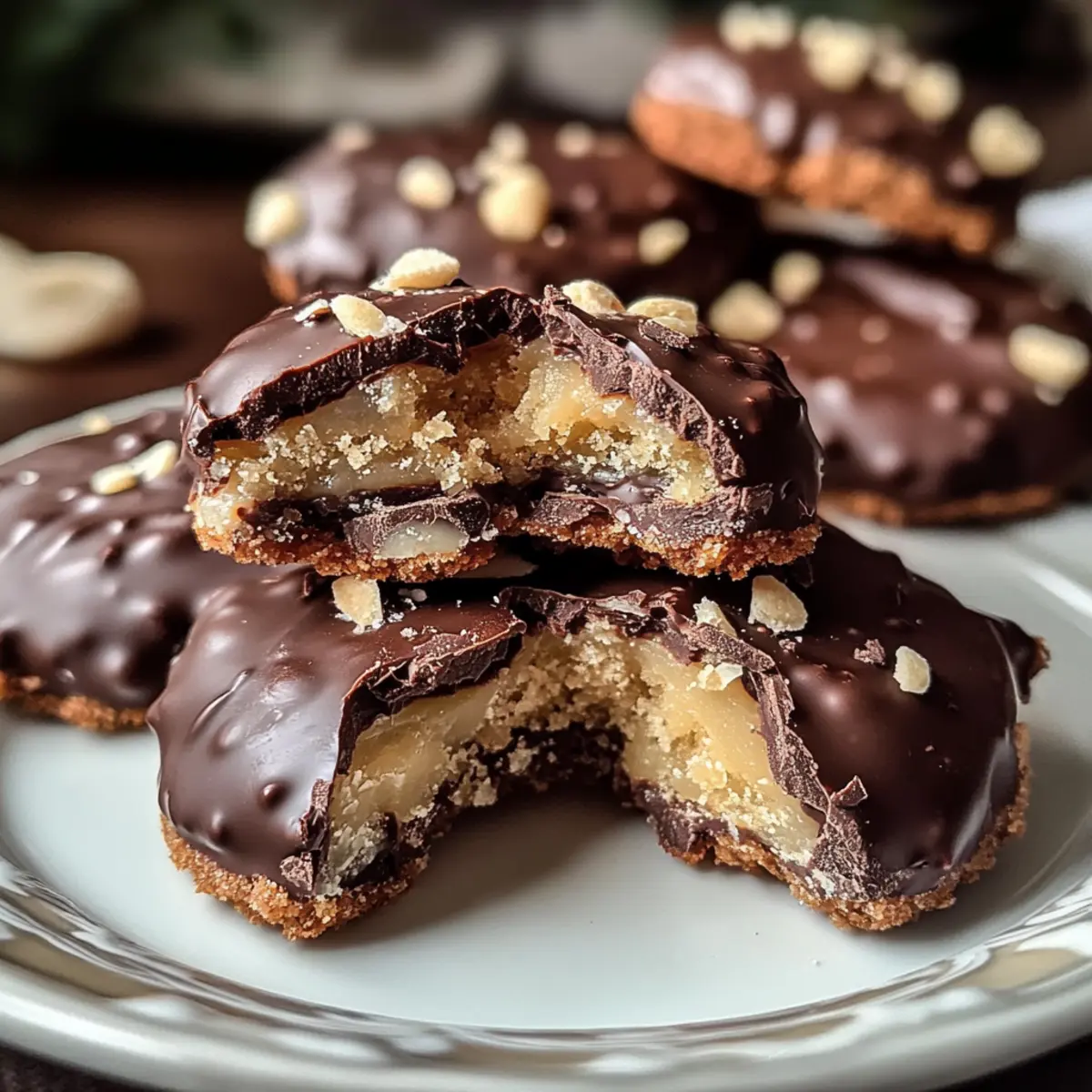 Nougat- und Schokoladen-Weihnachtskekse leicht gemacht