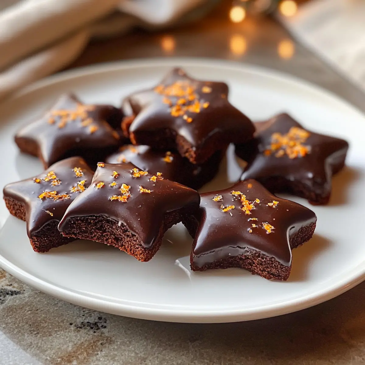 Saftige Schoko-Orangen-Sterne: Zarte Köstlichkeit entdecken