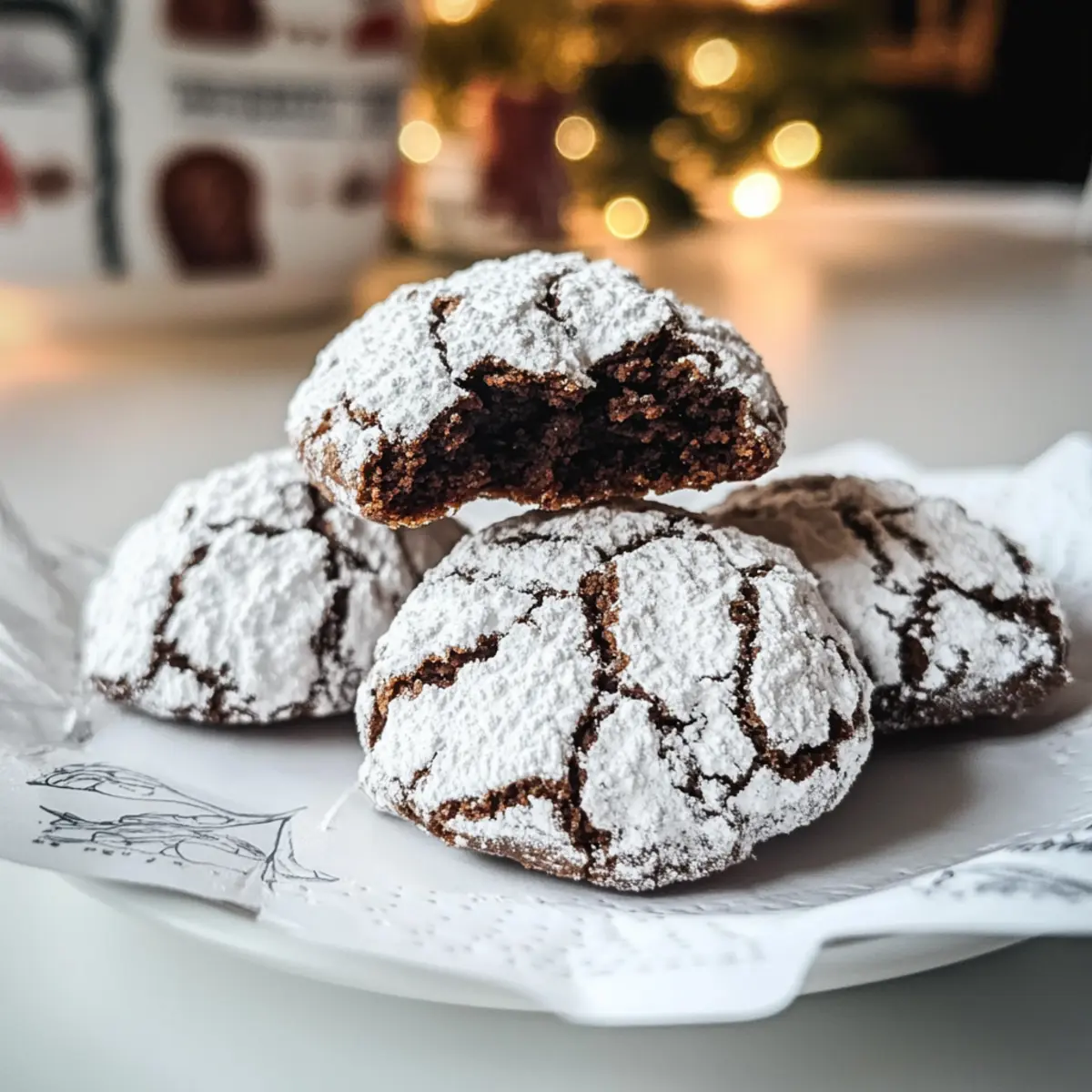 Schoko Crinkle Kekse – Die besten Weihnachtsplätzchen