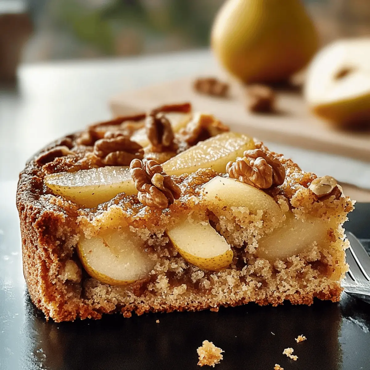Birnen Walnusskuchen backen: Einfach und saftig